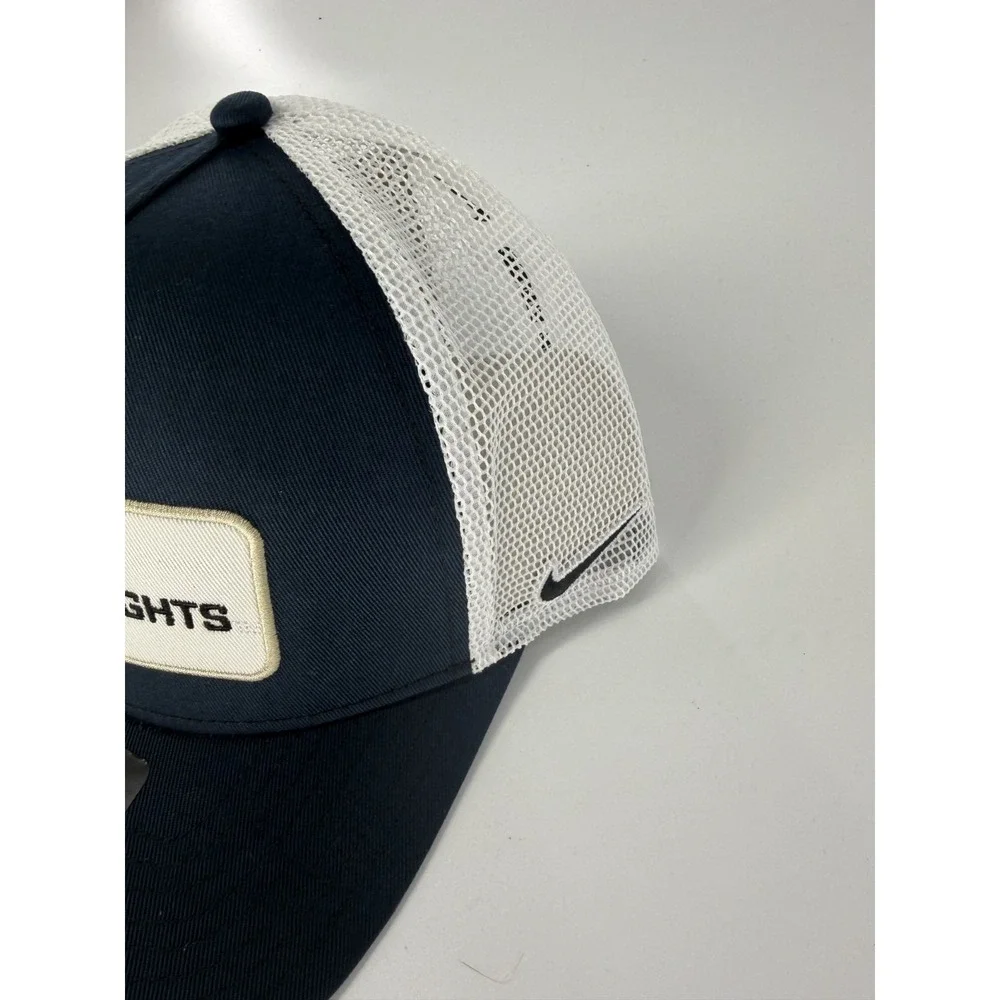 Nike Rise Army Black Knights‎ Team Issued Blue Mesh Snapback Hat Cap M/L New